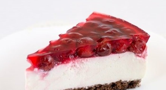 Торт с желе и творогом