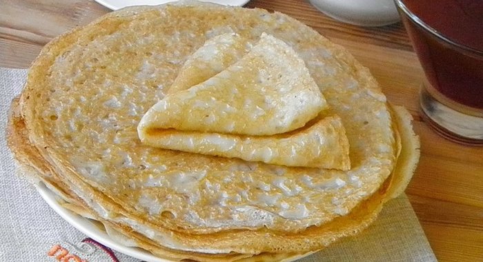 Вкусные блины на молоке