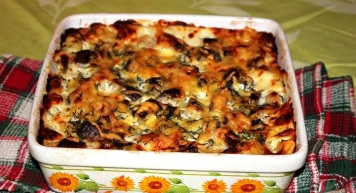 Запеканка из сельди и картофеля