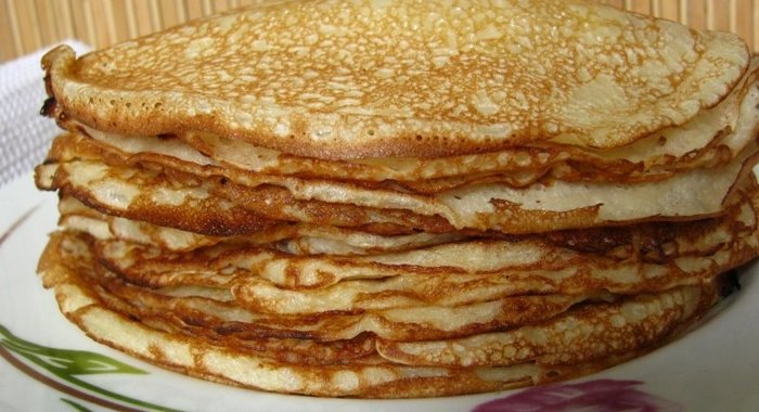 Заварные блинчики на сладком йогурте