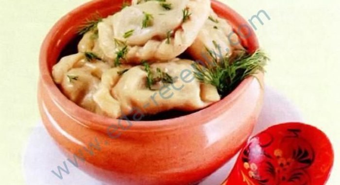 Вареники с фасолью