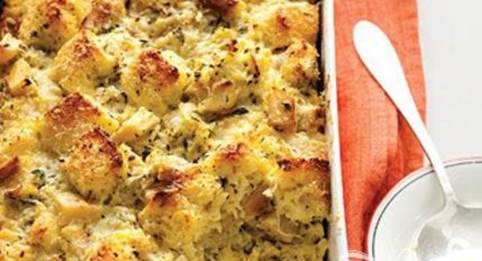 Хлебный пудинг с пастернаком