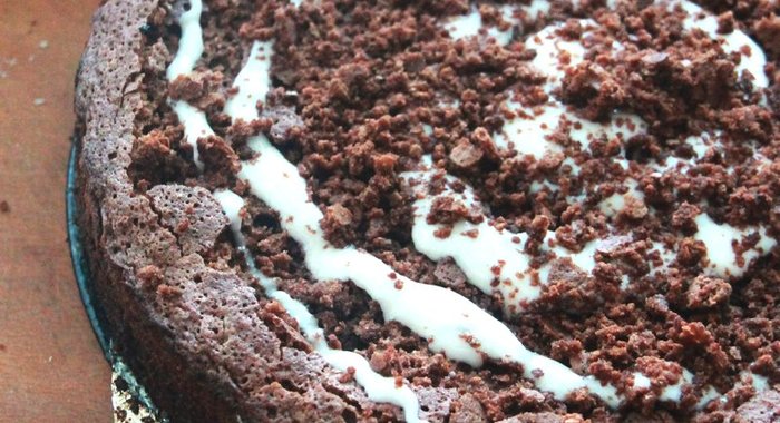 Шоколадный торт-пирог