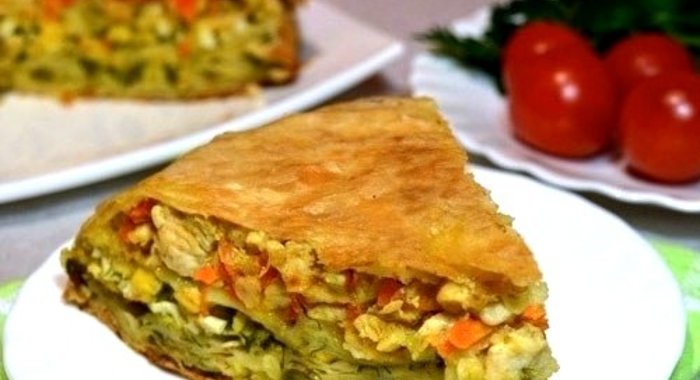 Пирожки из лаваша с курицей