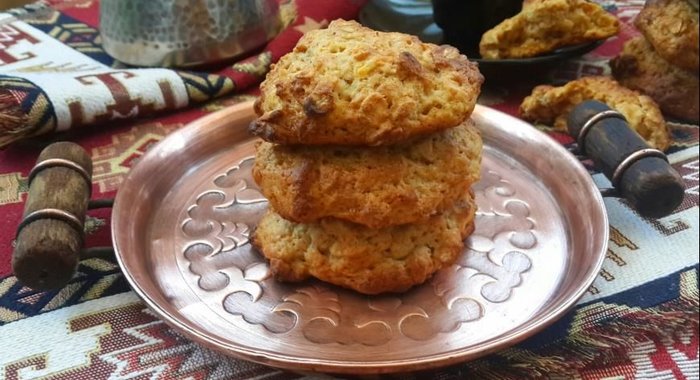 Тыквенное печенье, постное