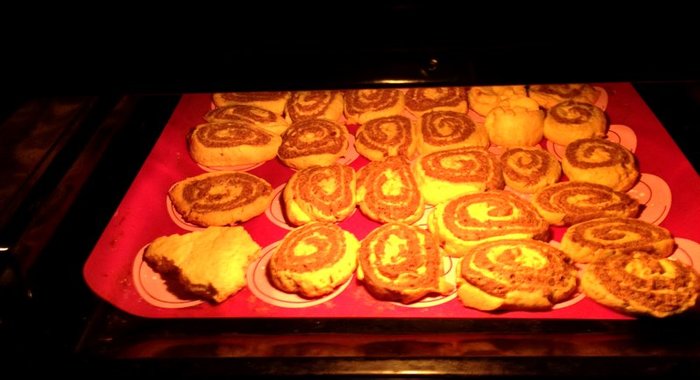 Песочное шоколадное печенье