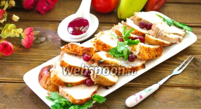 Пасторма куриная с красным вином