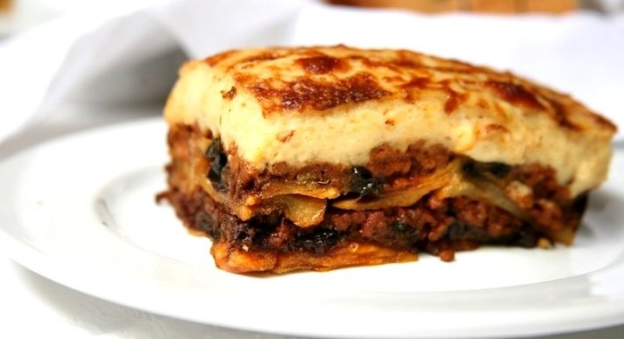 Картофельная запеканка с фаршем без сыра