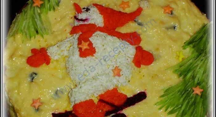 Закусочный торт Снежные виражи