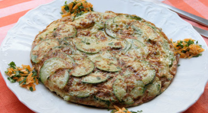 Омлет с кабачками