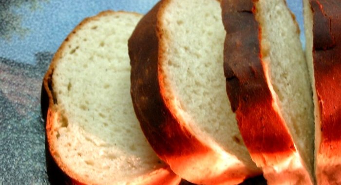 Постный чесночный хлеб