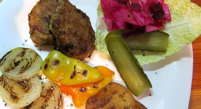 Котлеты из баранины с сыром