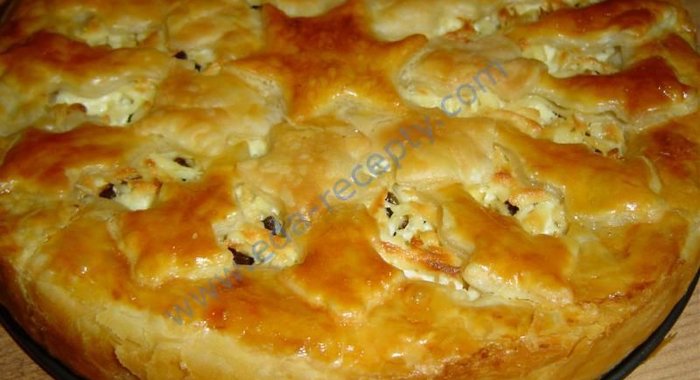 Новогодний пирог Зимние узоры