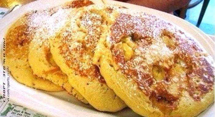 Овсяные оладьи с бананами