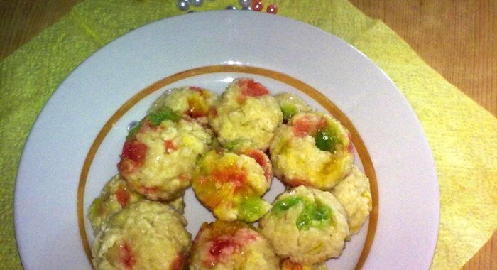 Печенье с карамелью