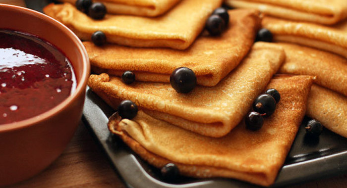 Блины на кефире