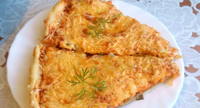 Сытная пицца