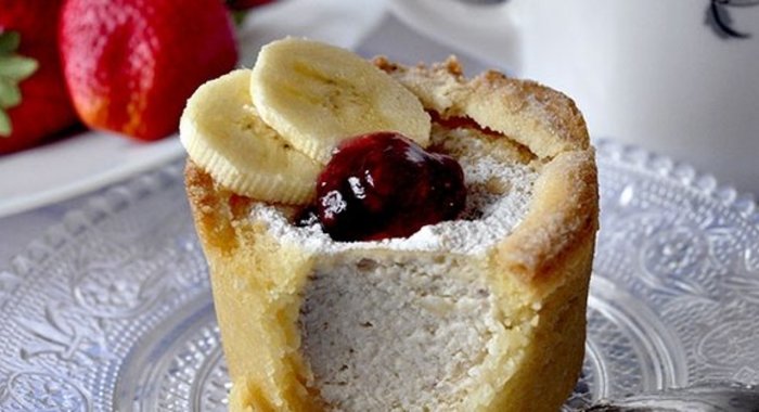 Кексики с творогом