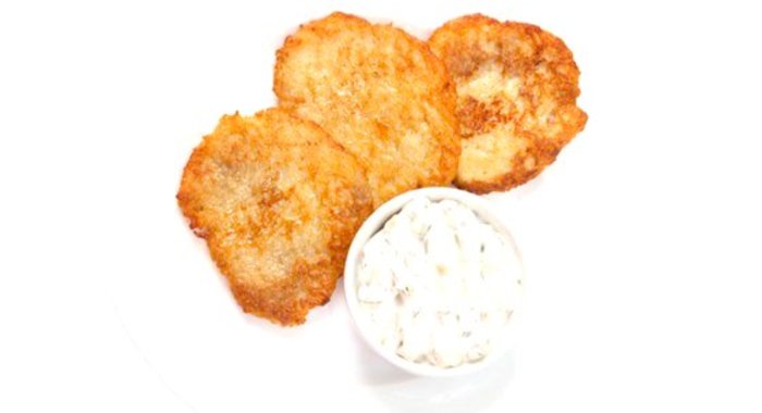 Тыквенные оладьи с фетой