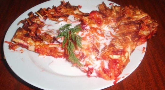 Запеканка овощная