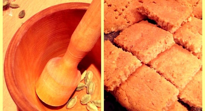 Индийское песочное печенье «Элайче Гаджа»