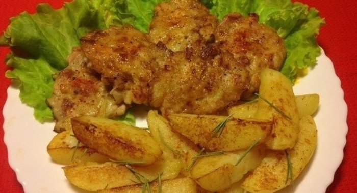 Оладьи из свинины