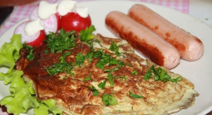 Омлет с начинкой