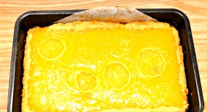 Быстрый лимонный пирог