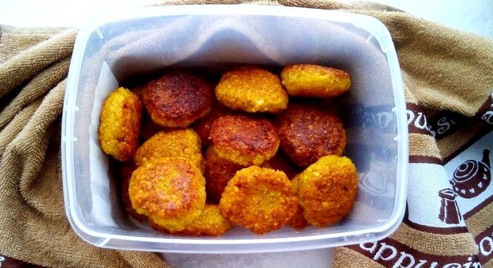 Гороховые котлеты с картошкой