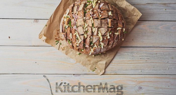 Хлеб с сыром, запеченный в духовке