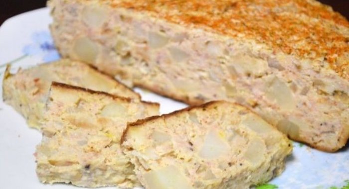 Мясной хлеб в мультиварке