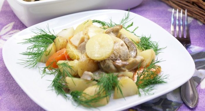 Котлеты из картофеля и сельди