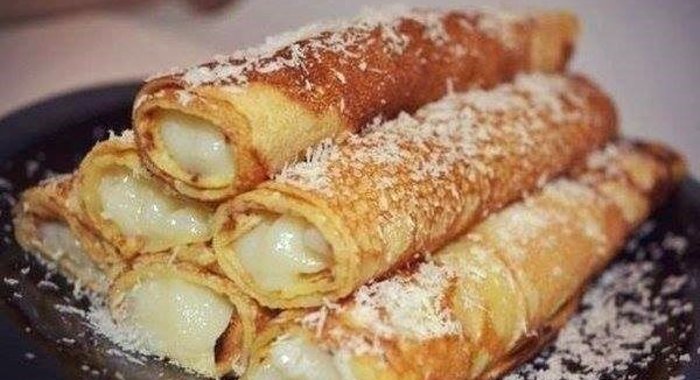 Блинчики с заварным кремом