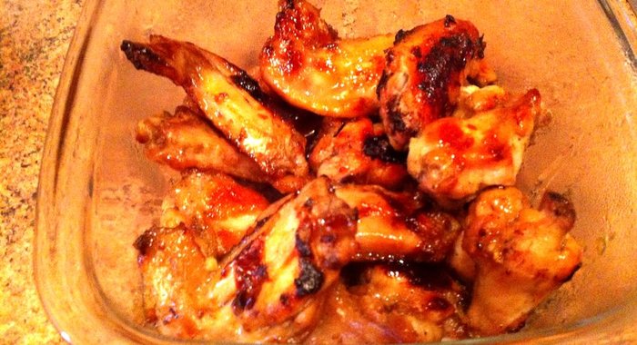 Куриные крылья в медовом маринаде