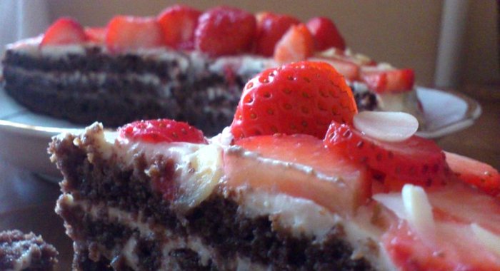 Торт из черемухи