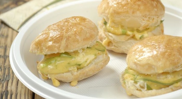 Пирожки с крабовым мясом