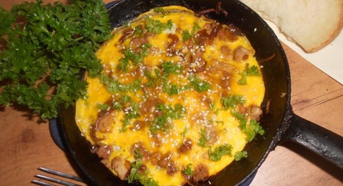 Японский омлет  Оякодон