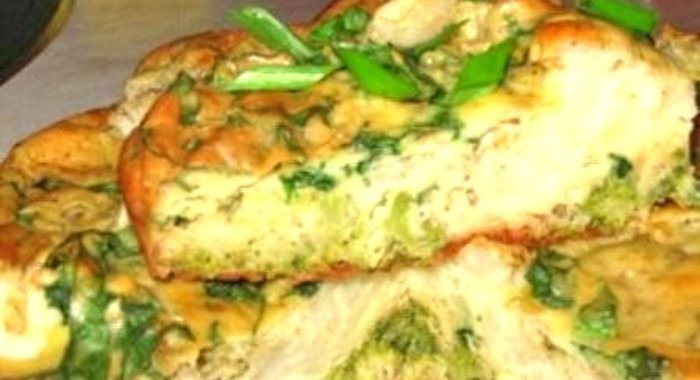 Запеканка с брокколи и цветной капустой