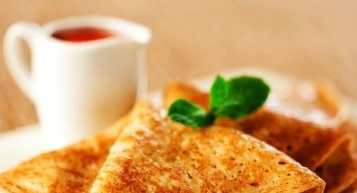 Блинчики на дрожжах и воде