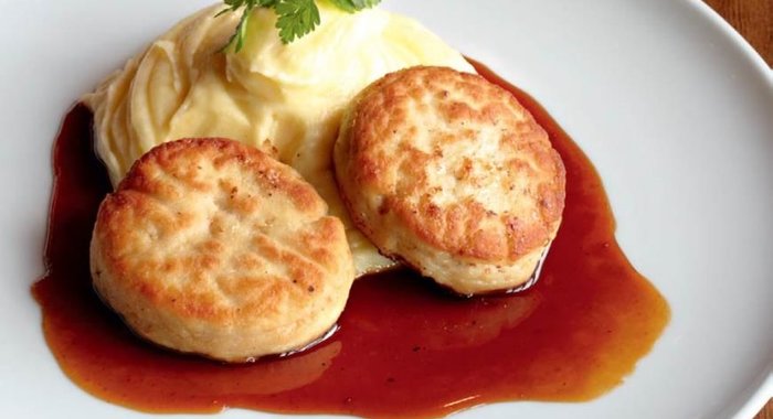 Котлеты из индейки с пюре