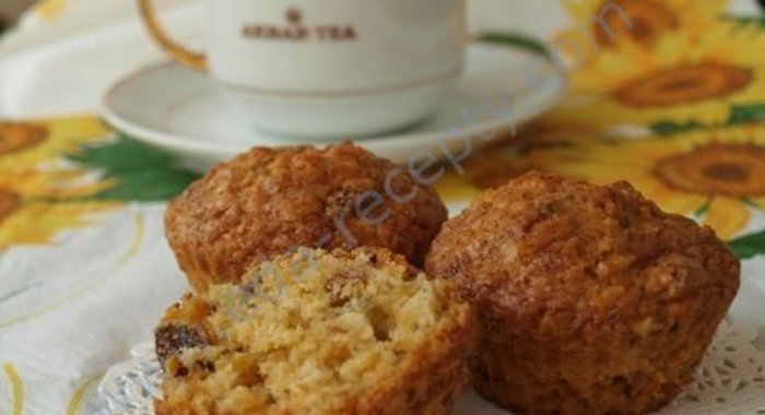 Тыквенные кексы с сухофруктами