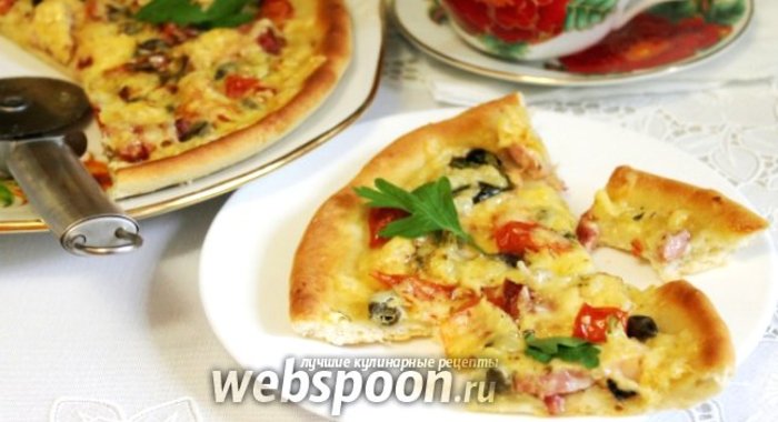 Белая пицца