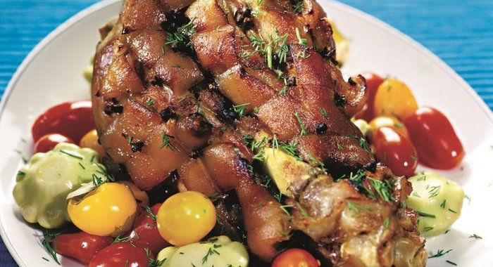 Свиной окорок по старинному немецкому рецепту