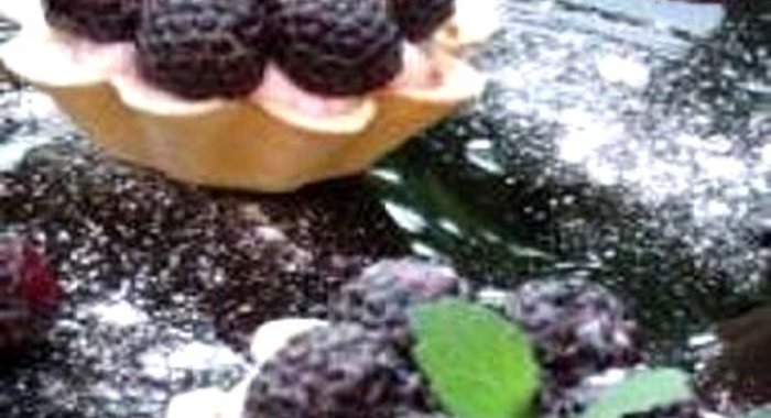 Песочные корзинки с йогуртовым кремом