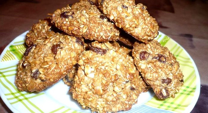 Овсяное печенье без сахара