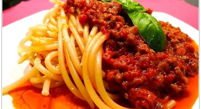 Болоньезе с белым вином