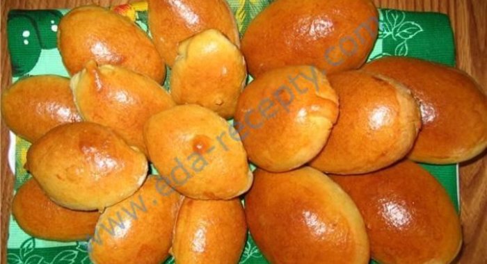 Пирожки с творогом в духовке