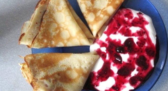 Блины из детской смеси