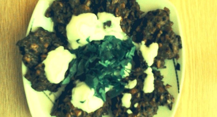 Грибные оладьи