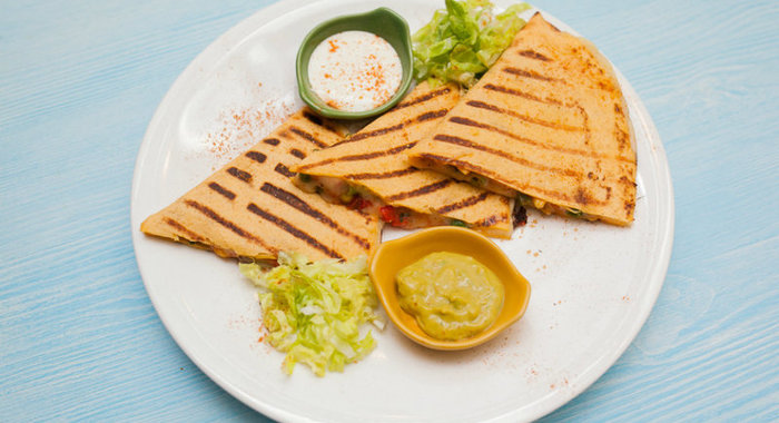 Кесадилья с сочной говядиной-гриль